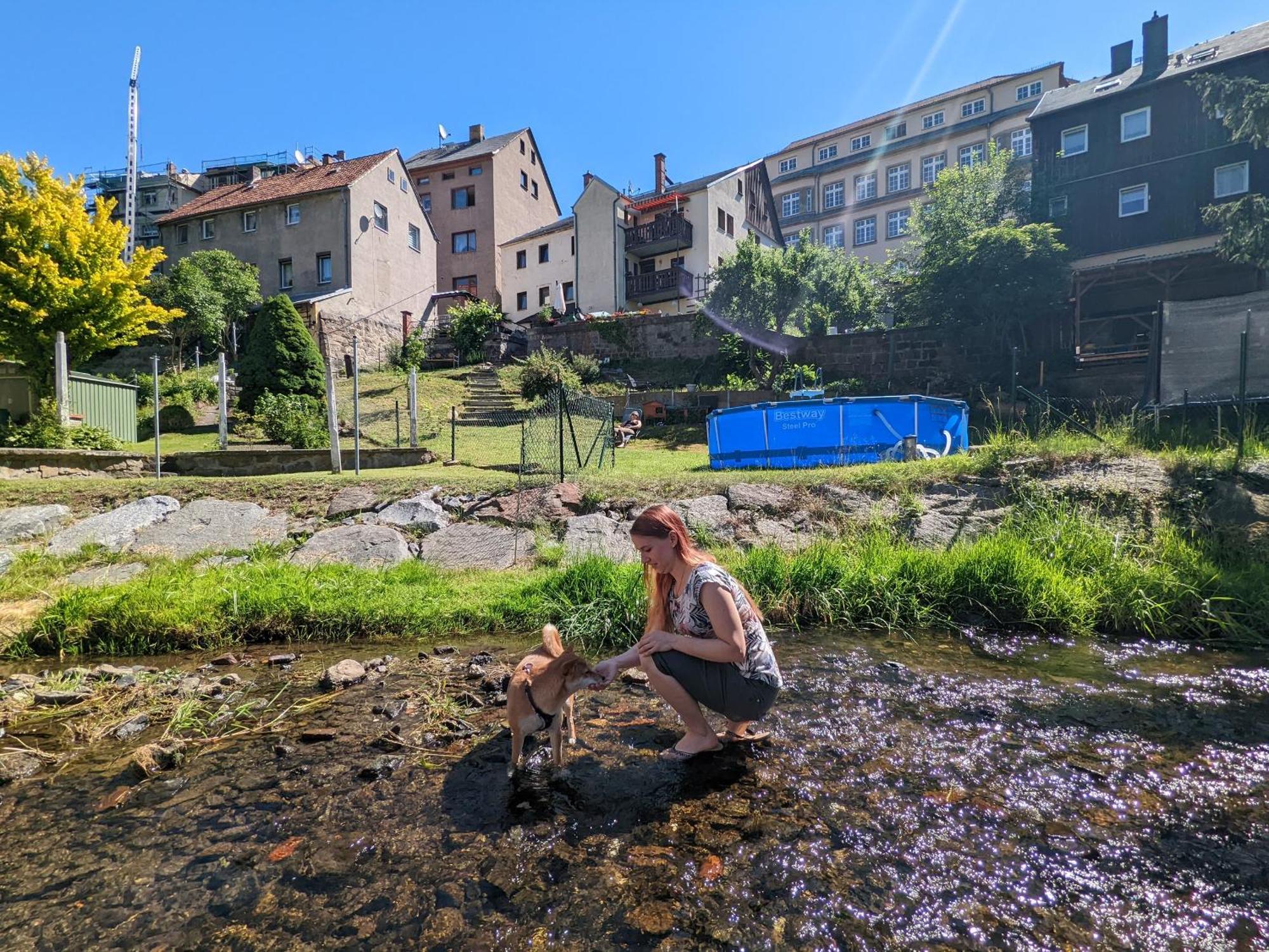 Hw2B - Urlaubsmagie - Wohlfuehlwohnung Mit Balkon, Pool, Sauna & Terrasse Sebnitz Exterior foto