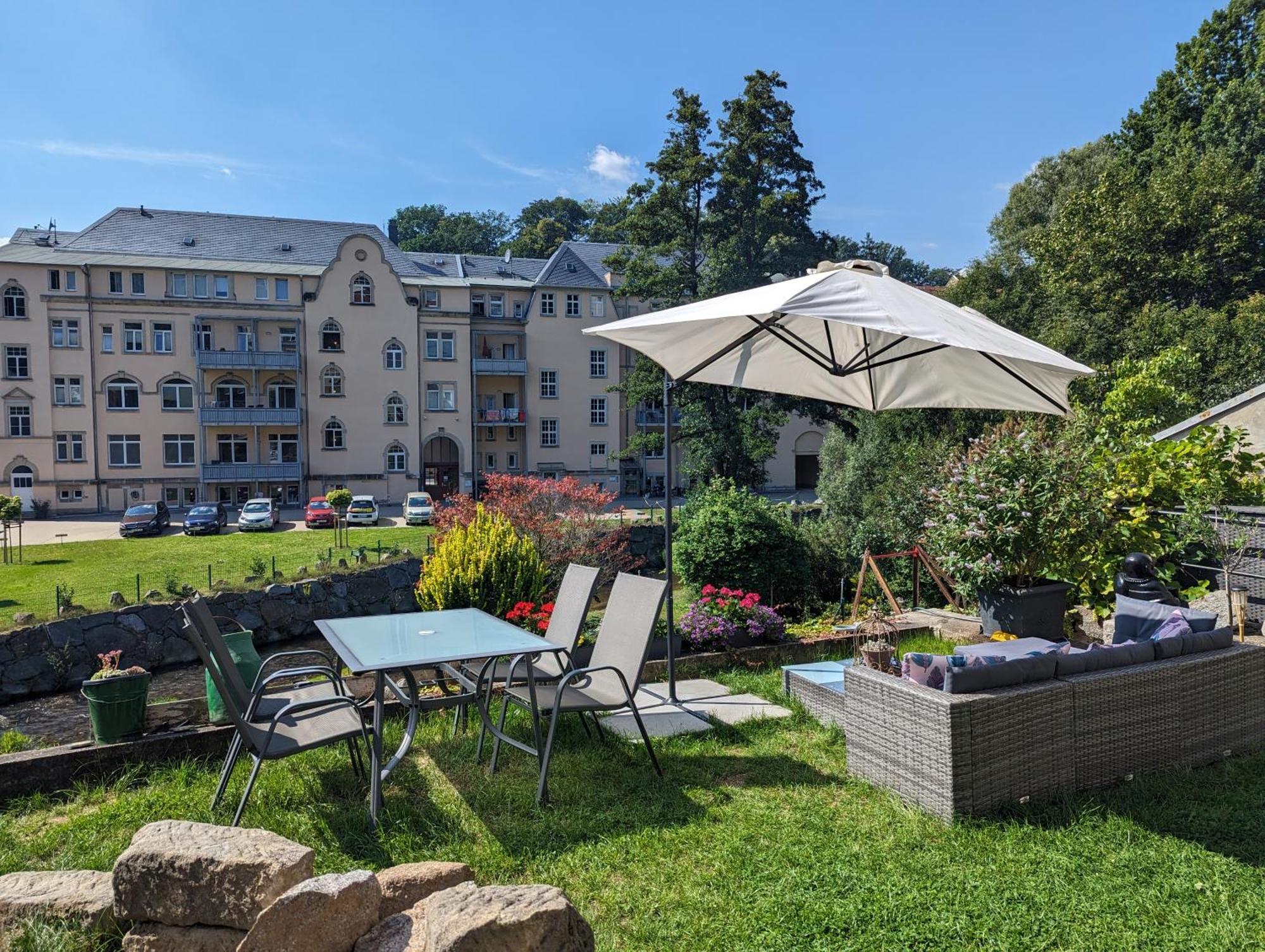 Hw2B - Urlaubsmagie - Wohlfuehlwohnung Mit Balkon, Pool, Sauna & Terrasse Sebnitz Exterior foto