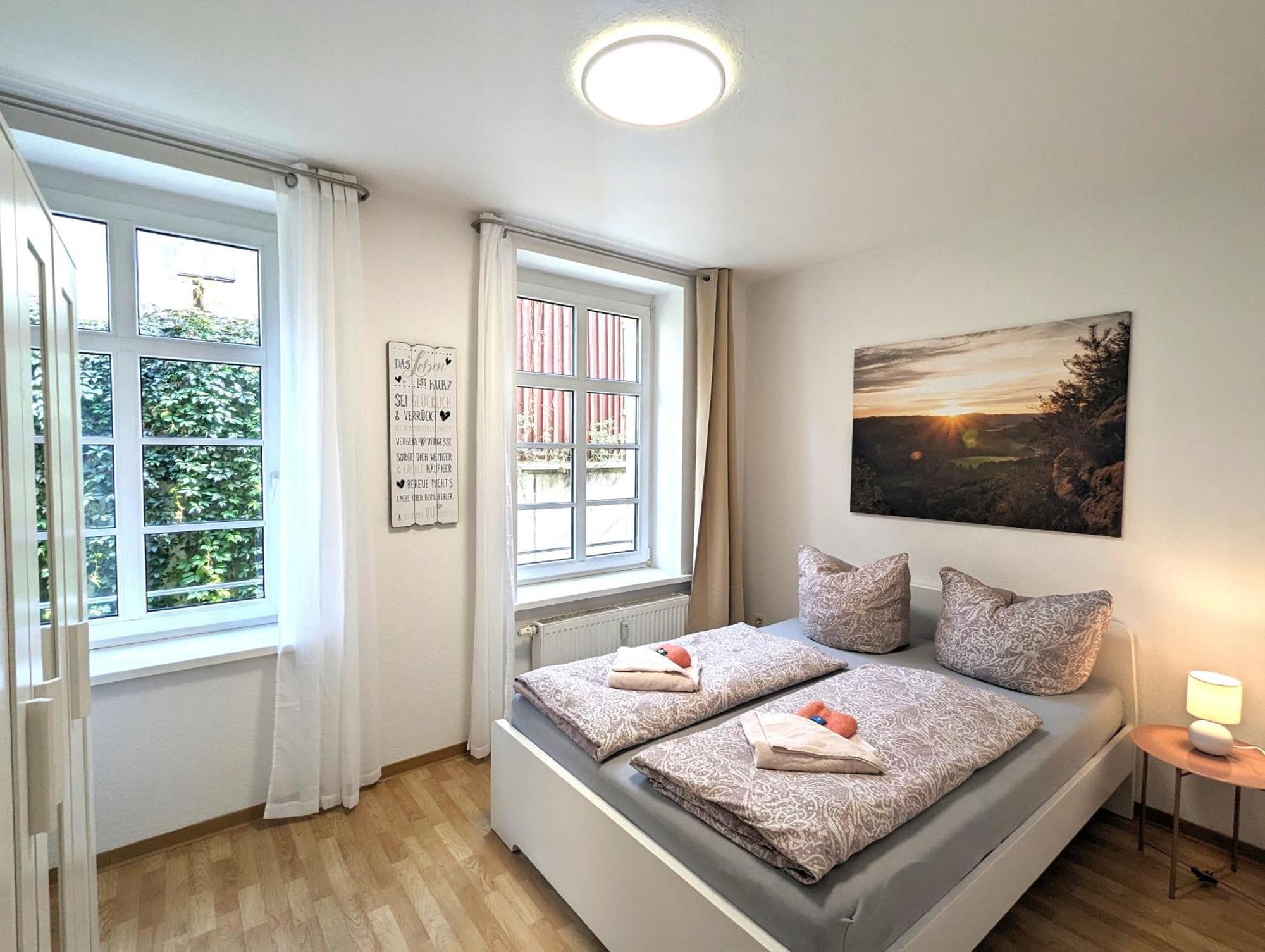 Hw2B - Urlaubsmagie - Wohlfuehlwohnung Mit Balkon, Pool, Sauna & Terrasse Sebnitz Exterior foto